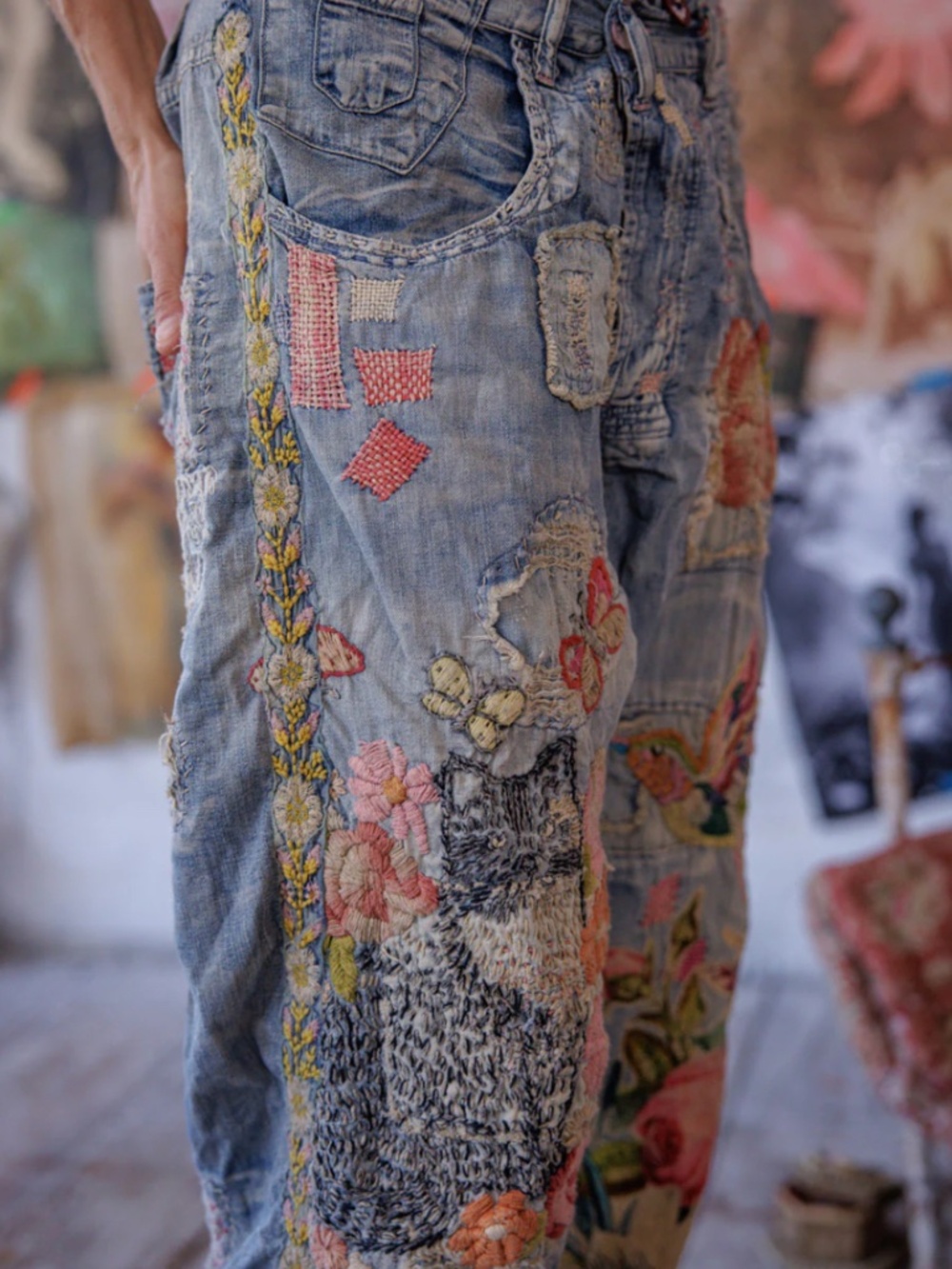 🦋NWT MAGNOLIA PEARL TOBY MINER DENIMS🦋 - Picture 5 of 11